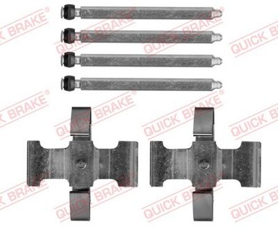 Комплектующие, колодки дискового тормоза QUICK BRAKE 109-0076