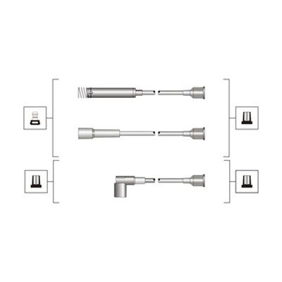 Augstsprieguma vadu komplekts MAGNETI MARELLI 941319170047