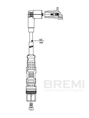 Augstsprieguma vads BREMI 1A24E52
