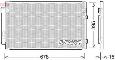 Конденсатор, кондиционер DENSO DCN51012