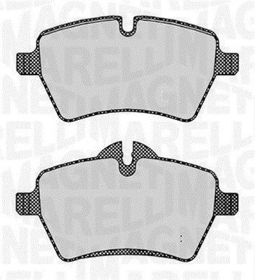 Bremžu uzliku kompl., Disku bremzes MAGNETI MARELLI 363916060619