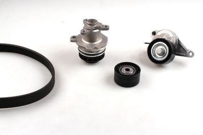 Ūdenssūknis + ķīļrievu siksnas komplekts HEPU PK09641