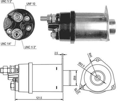 Ievilcējrelejs, Starteris MAGNETI MARELLI 940113050518