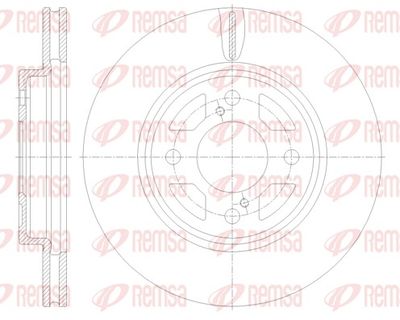 Тормозной диск REMSA 62120.10