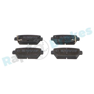 Bremžu uzliku kompl., Disku bremzes RAP BRAKES R-P1665
