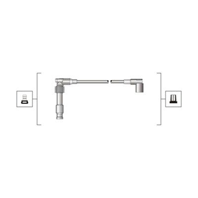 Augstsprieguma vadu komplekts MAGNETI MARELLI 941319170014