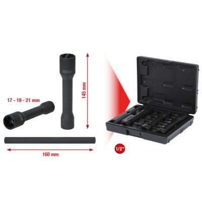 Muciņu komplekts KS TOOLS 913.1290