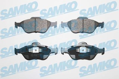 Комплект тормозных колодок, дисковый тормоз SAMKO 5SP1088
