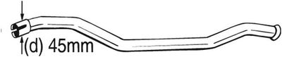 Ремонтная трубка, катализатор BOSAL 889-169