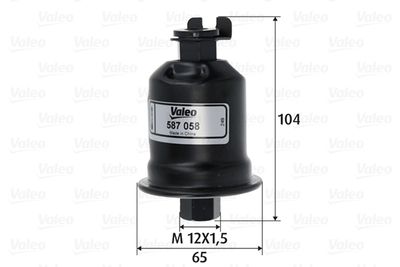Degvielas filtrs VALEO 587058