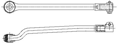 Поперечная рулевая тяга LEMFÖRDER 14651 01