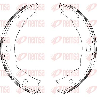 Bremžu loks, stāvbremze REMSA 4717.00