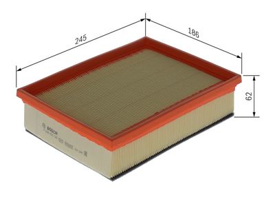 Воздушный фильтр BOSCH F026400120