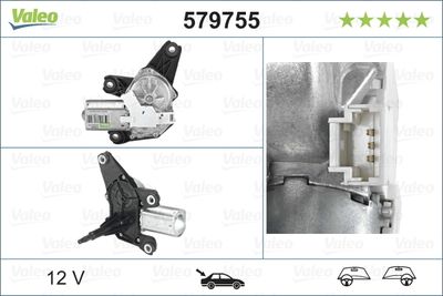 Двигатель стеклоочистителя VALEO 579755