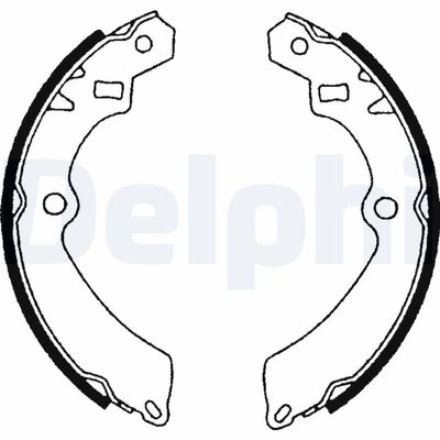 Bremžu loku komplekts DELPHI LS1599