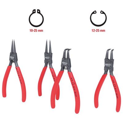 Набор цанг, предохранительные кольца KS TOOLS 119.2050