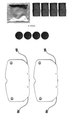 Комплект принадлежностей, тормо HELLA PAGID 8DZ 355 205-071