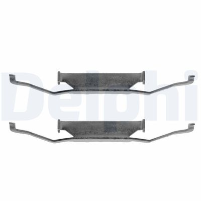 Комплектующие, колодки дискового тормоза DELPHI LX0074