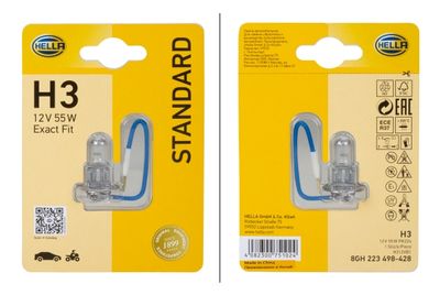 Kvēlspuldze, Tālās gaismas lukturis HELLA 8GH 223 498-428