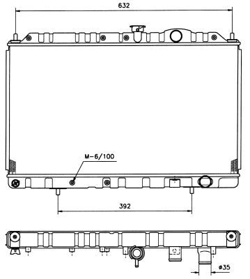 Radiators, Motora dzesēšanas sistēma NRF 513485