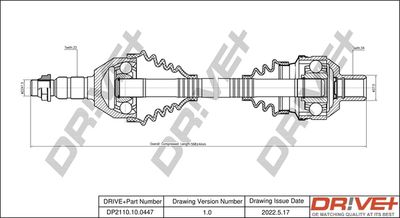 Приводной вал Dr!ve+ DP2110.10.0447