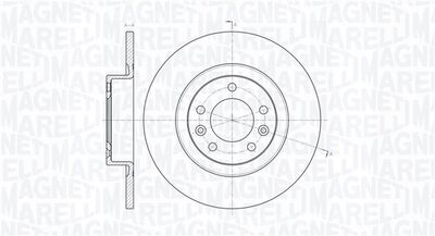 Тормозной диск MAGNETI MARELLI 361302040341