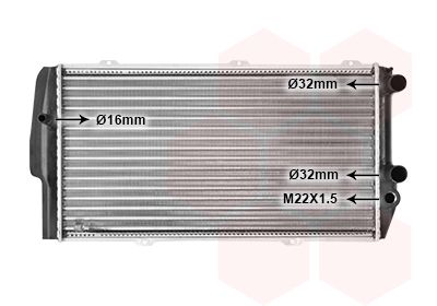 Radiators, Motora dzesēšanas sistēma VAN WEZEL 03002019