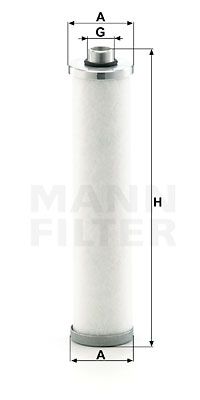 Filtrs, Saspiestā gaisa aprīkojums MANN-FILTER LE 9012