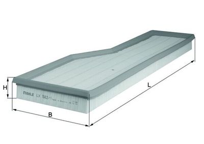 Воздушный фильтр MAHLE LX 582/1