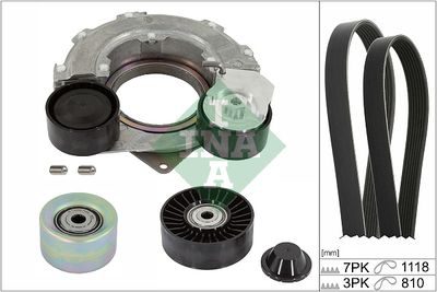 Ķīļrievu siksnu komplekts Schaeffler INA 529 0508 10