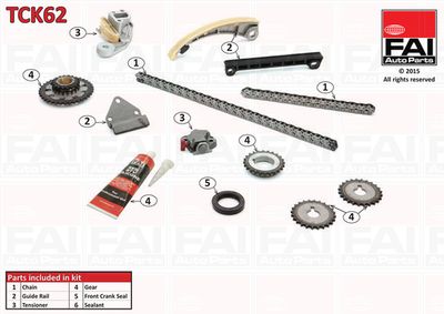 Комплект цели привода распредвала FAI AUTOPARTS TCK62