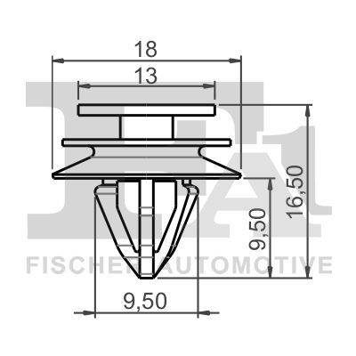 Moldings/aizsarguzlika FA1 89-40016.5