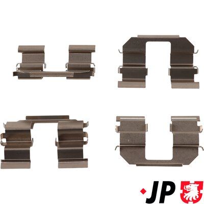Комплектующие, колодки дискового тормоза JP GROUP 6364002210