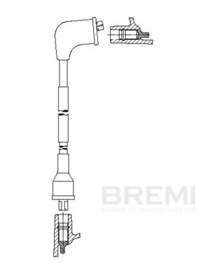 Augstsprieguma vads BREMI 6A04E48