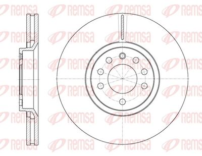 Тормозной диск REMSA 6944.10