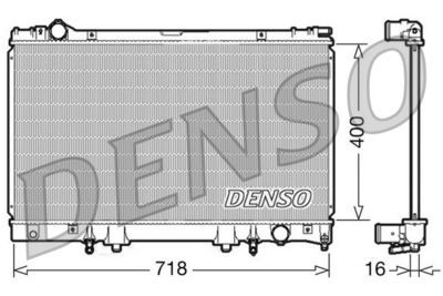 Radiators, Motora dzesēšanas sistēma DENSO DRM51002
