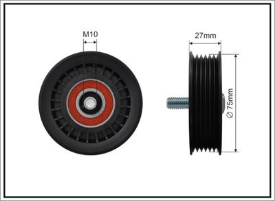 Parazīt-/Vadrullītis, Ķīļrievu siksna CAFFARO 500522