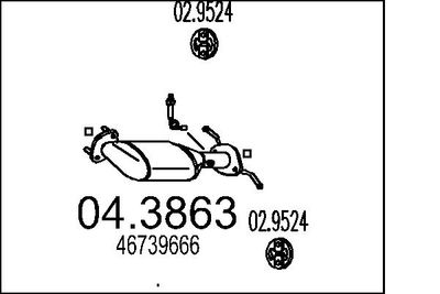 Катализатор MTS 04.3863