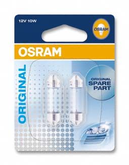 Kvēlspuldze, Salona telpas apgaismojums ams-OSRAM 6411-02B