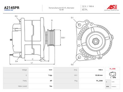 Ģenerators AS-PL A2145PR
