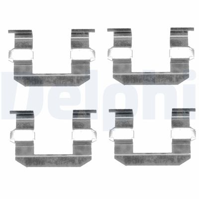 Piederumu komplekts, Disku bremžu uzlikas DELPHI LX0400