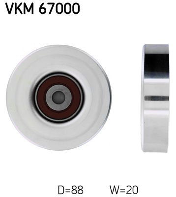 Parazīt-/Vadrullītis, Ķīļrievu siksna SKF VKM 67000