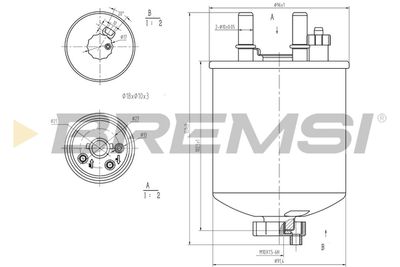Degvielas filtrs BREMSI FE0785
