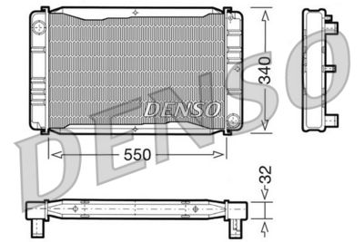 Radiators, Motora dzesēšanas sistēma DENSO DRM33011