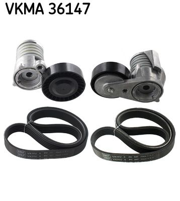 Поликлиновой ременный комплект SKF VKMA 36147