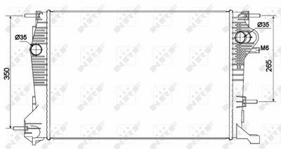 Radiators, Motora dzesēšanas sistēma NRF 53136