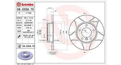 Тормозной диск MAGNETI MARELLI 360406015905