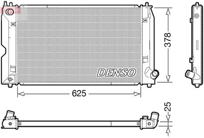 Radiators, Motora dzesēšanas sistēma DENSO DRM50119