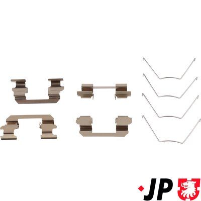 Piederumu komplekts, Disku bremžu uzlikas JP GROUP 4064003310