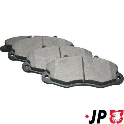 Комплект тормозных колодок, дисковый тормоз JP GROUP 1563600510
